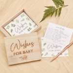 Picture of Wooden box - Wishes for baby 