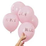 Picture of Pink balloons - Personalised