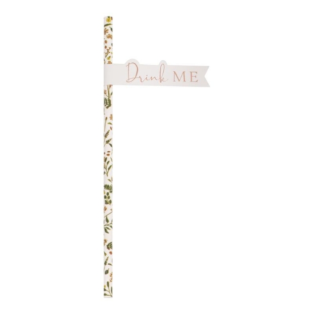 Picture of Paper straws - Tea party (16pcs)