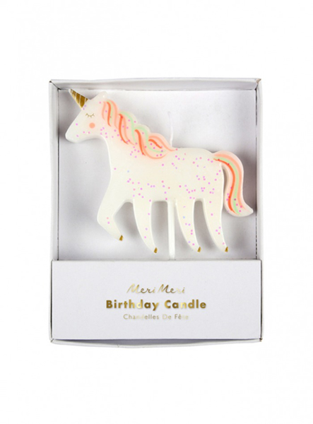 Picture of Cake candle - Unicorn  (Meri Meri)