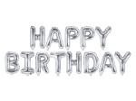 Picture of Foil Balloons Kit HAPPY BIRTHDAY silver