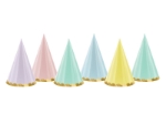 Picture of Party hats - Pastel (6pcs)