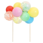 Picture of Cake topper - Rainbow Balloon  (Meri Meri)