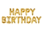 Picture of Foil Balloons Kit HAPPY BIRTHDAY gold