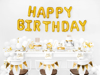 Picture of Foil Balloons Kit HAPPY BIRTHDAY gold