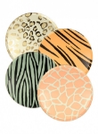 Picture of Side paper plates - Safari animal print  (Meri Meri) (8pcs)