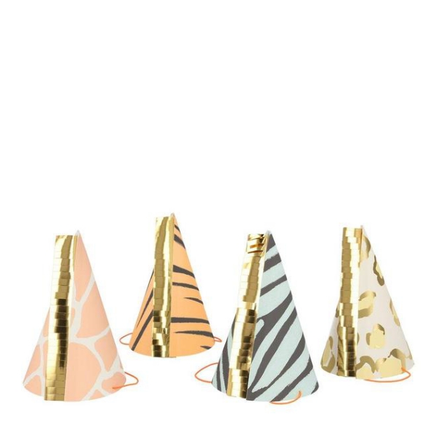 Picture of Party hats - Safari animals (Meri Meri) (8pcs)  