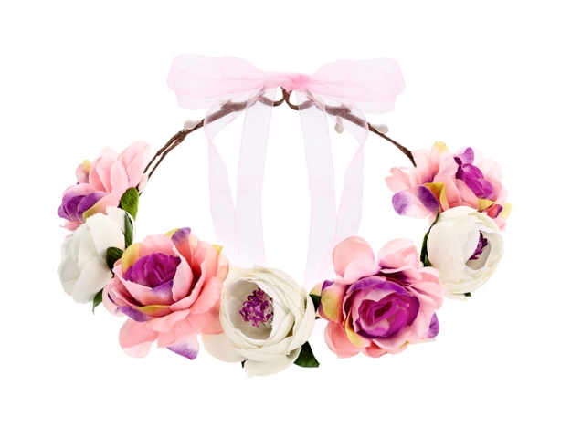 Picture of Flower crown, mix, 17cm 