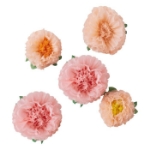 Picture of Tissue paper  flowers  decoration (set 5)
