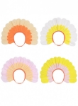 Picture of Flower paper bonnets (4pcs)