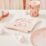 Picture of Paper napkins - Hello 30 (16pcs)