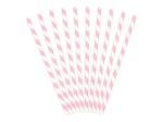 Picture of Paper straws pink and white (10pc.)