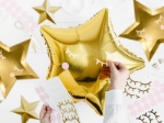 Picture of Foil balloon star - Gold (48cm)