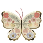 Picture of Dinner paper plates - Butterfly  (Meri Meri) (8pcs)