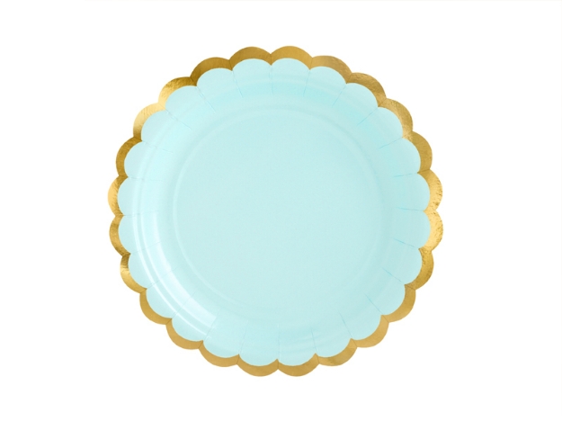 Picture of Paper plates - Mint (6pcs)