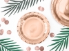 Picture of Side paper plates - Rose gold (6pcs)