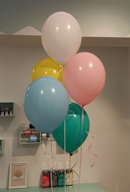 Σετ μπαλόνια - Παστέλ σε 5 χρώματα (10τμχ)