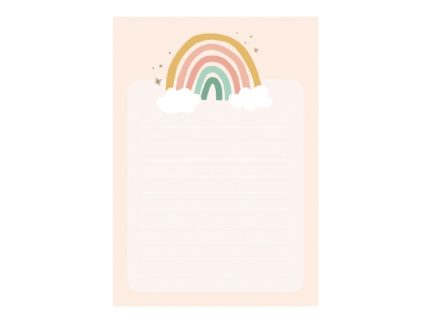 Picture of Paper notebook - Rainbow (6pcs)