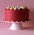 Picture of Cake stand - Pink (Wave)