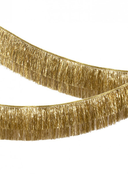 Picture of Gold tinsel fringe garland  (Meri Meri)