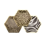 Picture of Dinner paper plates - Animal print