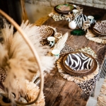 Picture of Dinner paper plates - Animal print