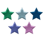 Picture of Dinner paper plates - Metallic Foil Star