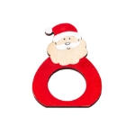 Picture of Wooden rings for napkins - Santa (4pcs)