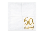 Picture of Paper napkins - 50th Birthday! (20pcs)