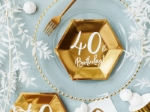 Picture of Side paper plates - 40th Birthday! (6pcs)