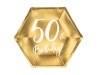 Picture of Side paper plates - 50th Birthday! (6pcs)