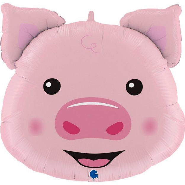 Picture of Foil balloon Pig