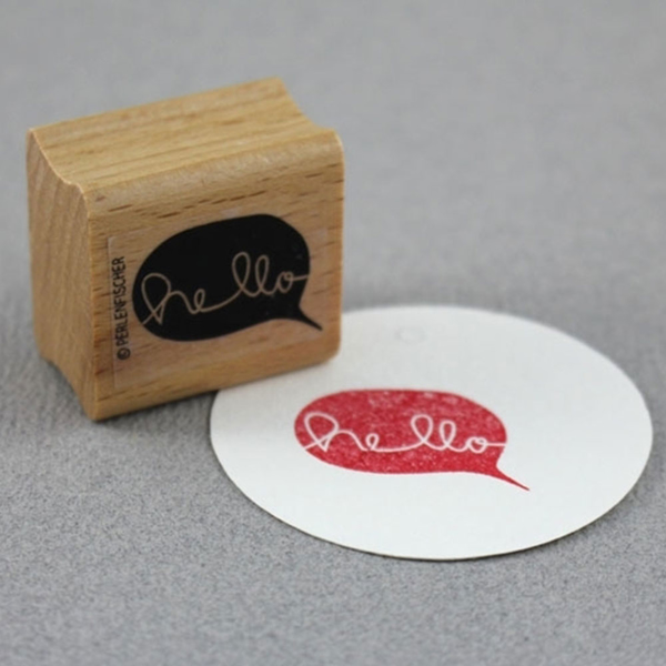 Picture of Rubber Stamp Hello