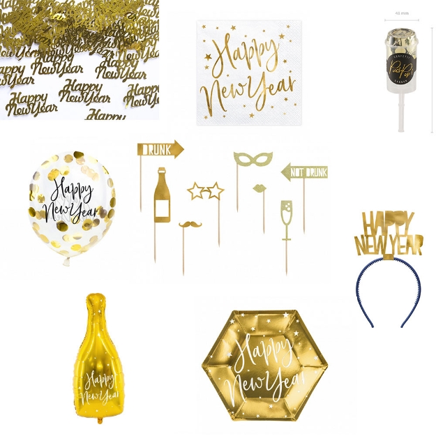 Picture of New year's eve decoration set