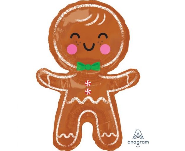 Picture of Balloon foil - Happy Gingerbread man