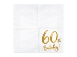 Picture of Paper napkins - 60th Birthday! (20pcs)