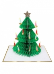 Picture of Christmas card - Honeycomb tree