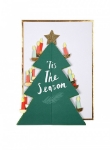 Picture of Christmas card - Honeycomb tree