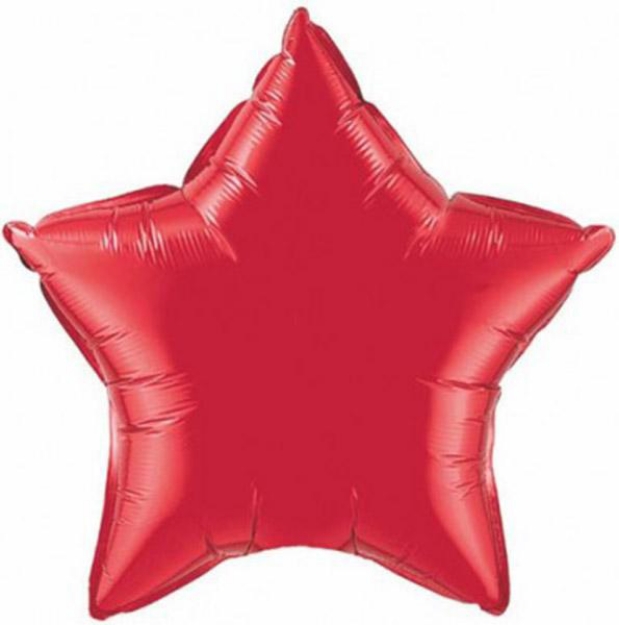 Μπαλόνι foil Aστέρι - Ruby red (51εκ)
