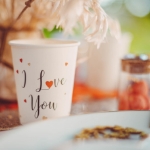 Picture of Paper cups - I love you (8pcs)