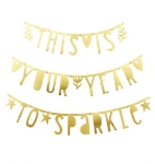 Picture of Letter Banner - Gold