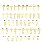 Picture of Letter Banner - Gold