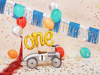 Picture of Foil balloon ONE gold