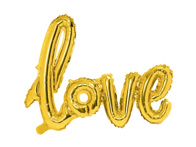 Picture of Gold Love Balloon