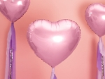 Picture of Heart Foil Balloon - Light Pink