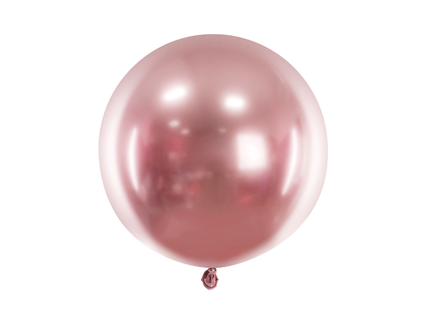 Μπαλόνι ροζ χρυσό glossy (60εκ.)