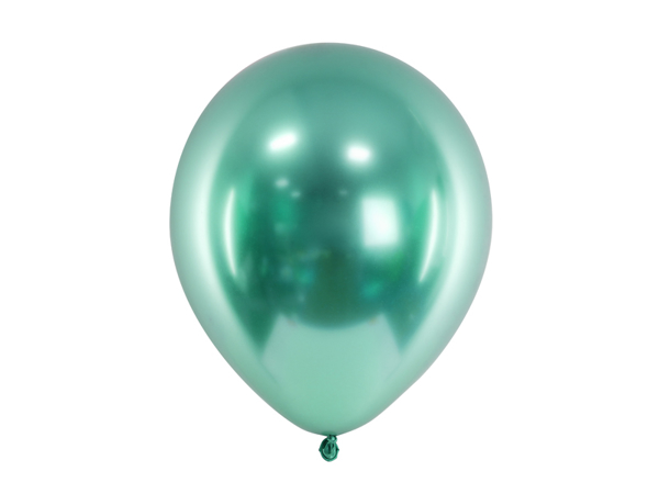 Σετ μπαλόνια πράσινo glossy (10τμχ)