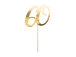 Picture of Cake topper in gold paper - 60