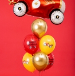 Σετ μπαλόνια - Αγωνιστικό αυτοκίνητο (6τμχ)