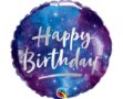 Picture of Foil balloon Ηappy birthday galaxy